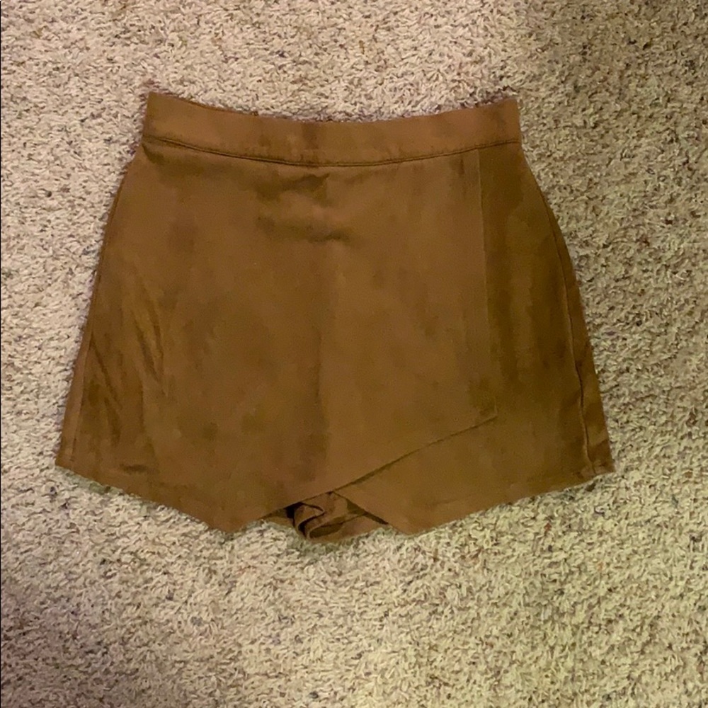 Cross front dress shorts